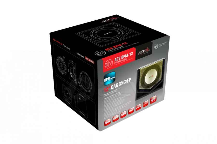 ACV BPM-12 сабвуфер корпусной