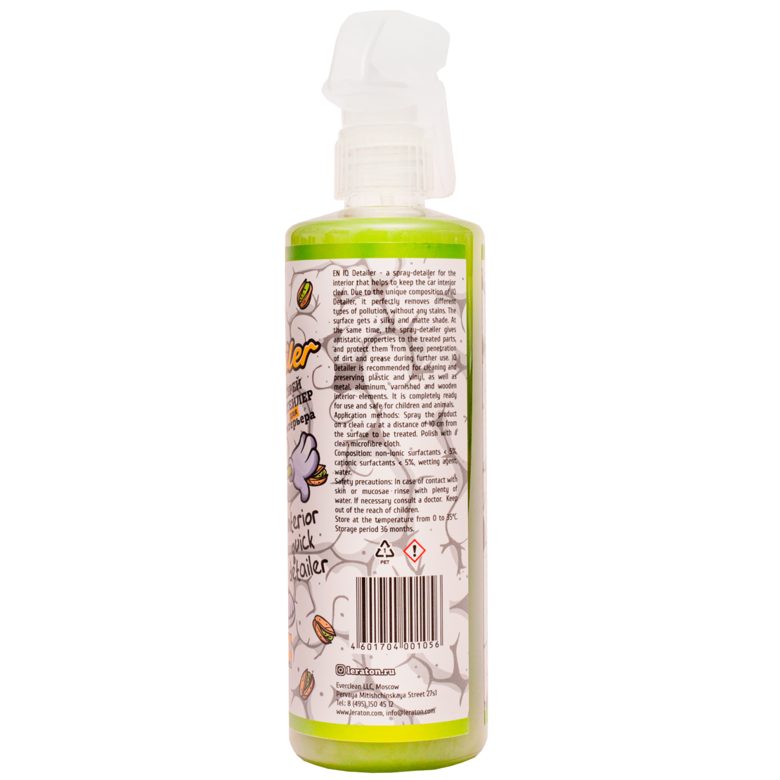 Детейлер-спрей для интерьера LERATON IQ Detailer PISTACHE 473мл.