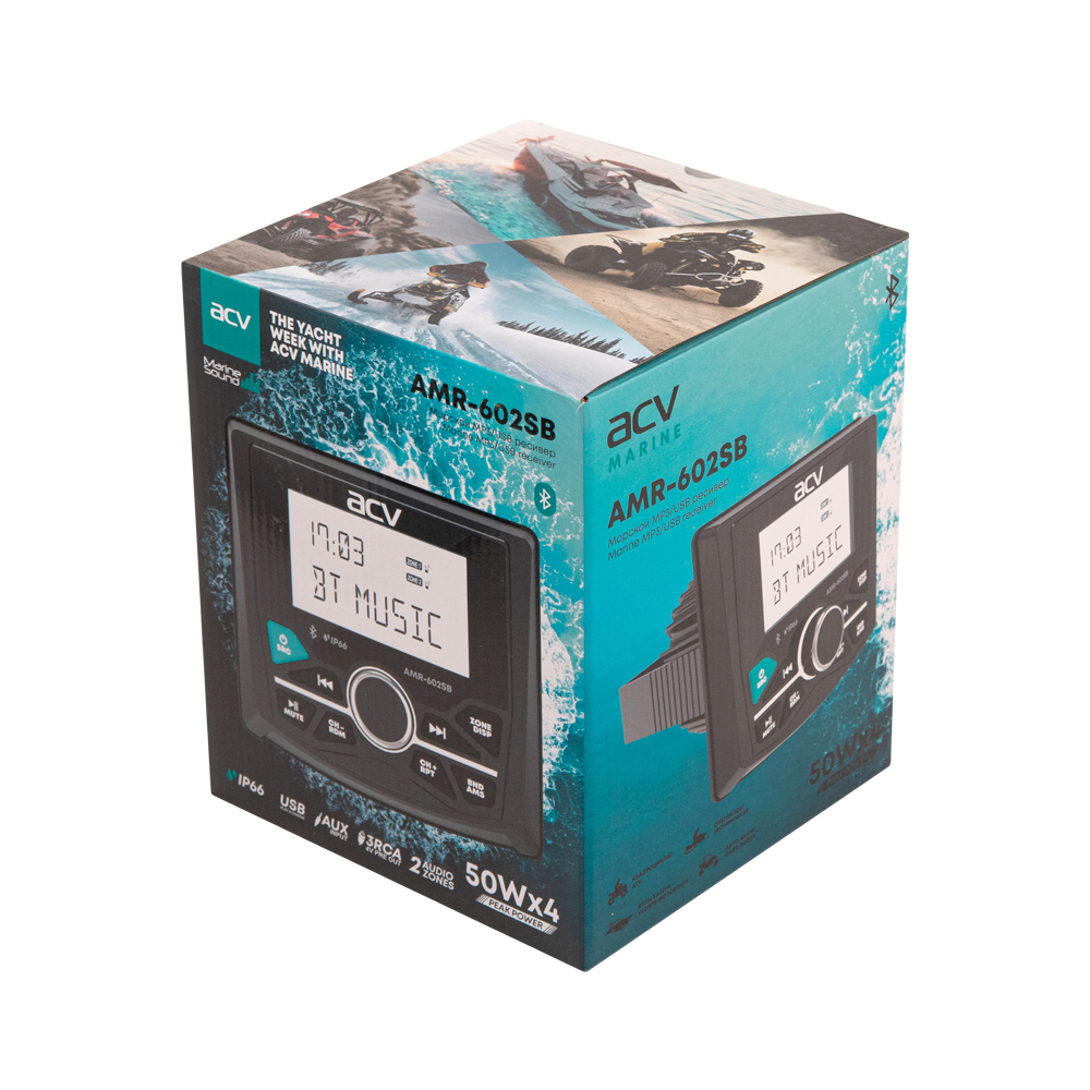 ACV AMR-602SB магнитола для водного транспорта