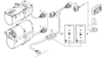 Eberspacher адаптер-кабель к диагностике EDiTH Basic, HYDRONIC 22.1000.31.6300