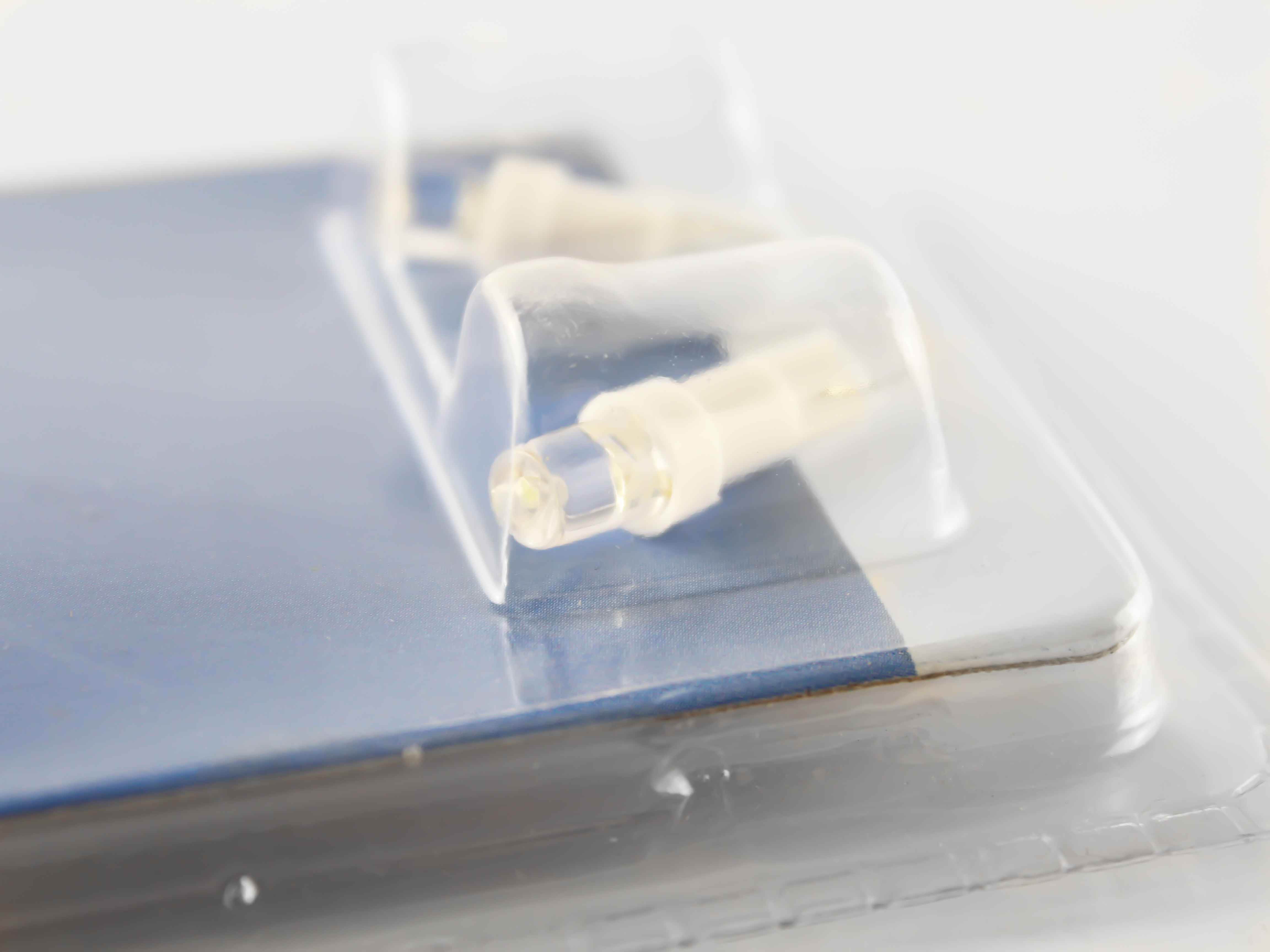 Светодиод J-POWER T5-1LED вогнутая подсветка белая (2 шт)