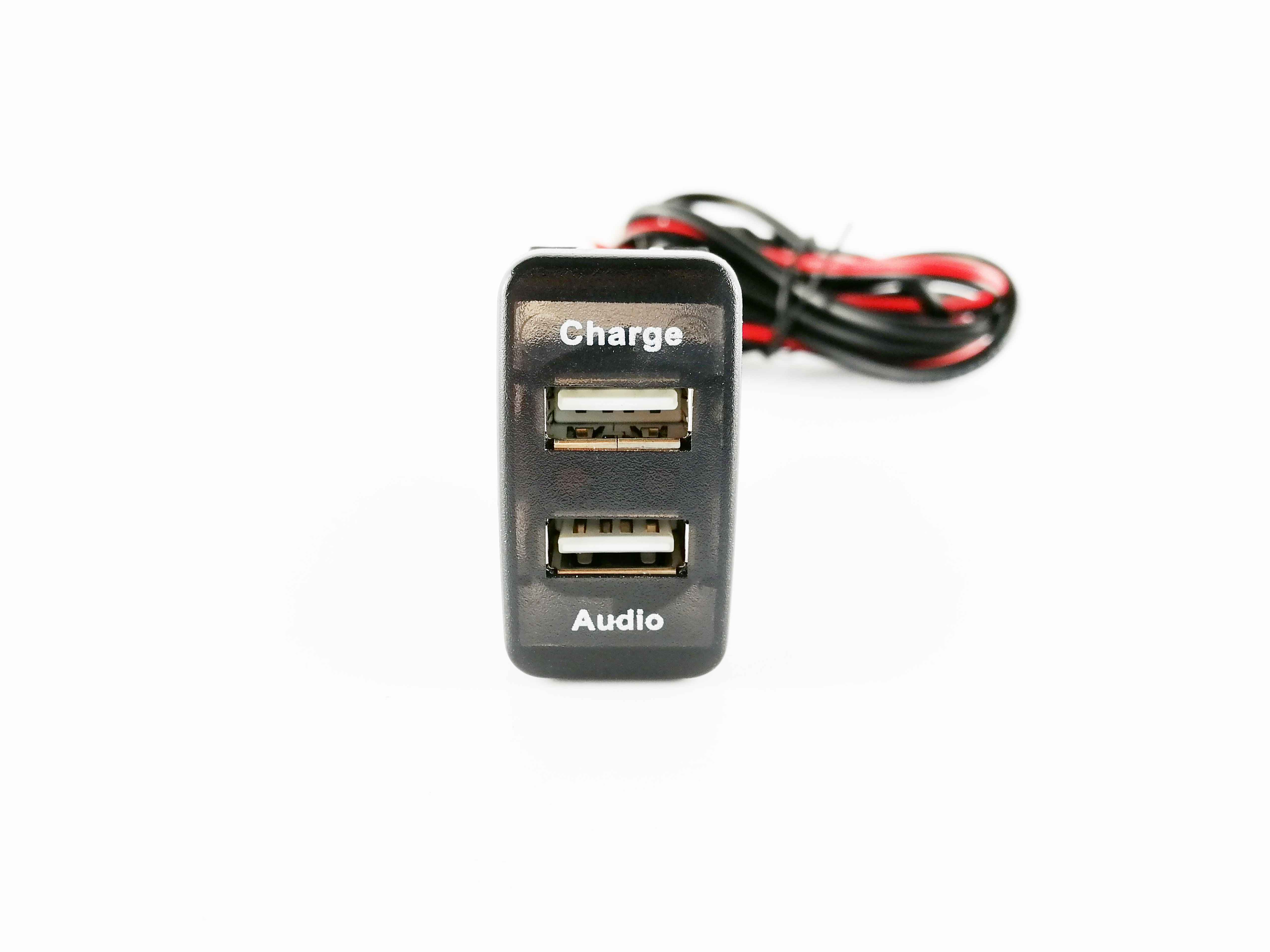 USB разъем в штатную заглушку для Toyota с зарядным устройством