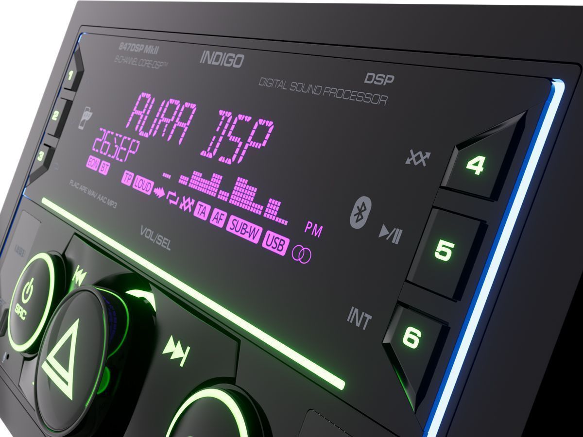 Aura INDIGO-847DSP-MKII автомагнитола 2DIN