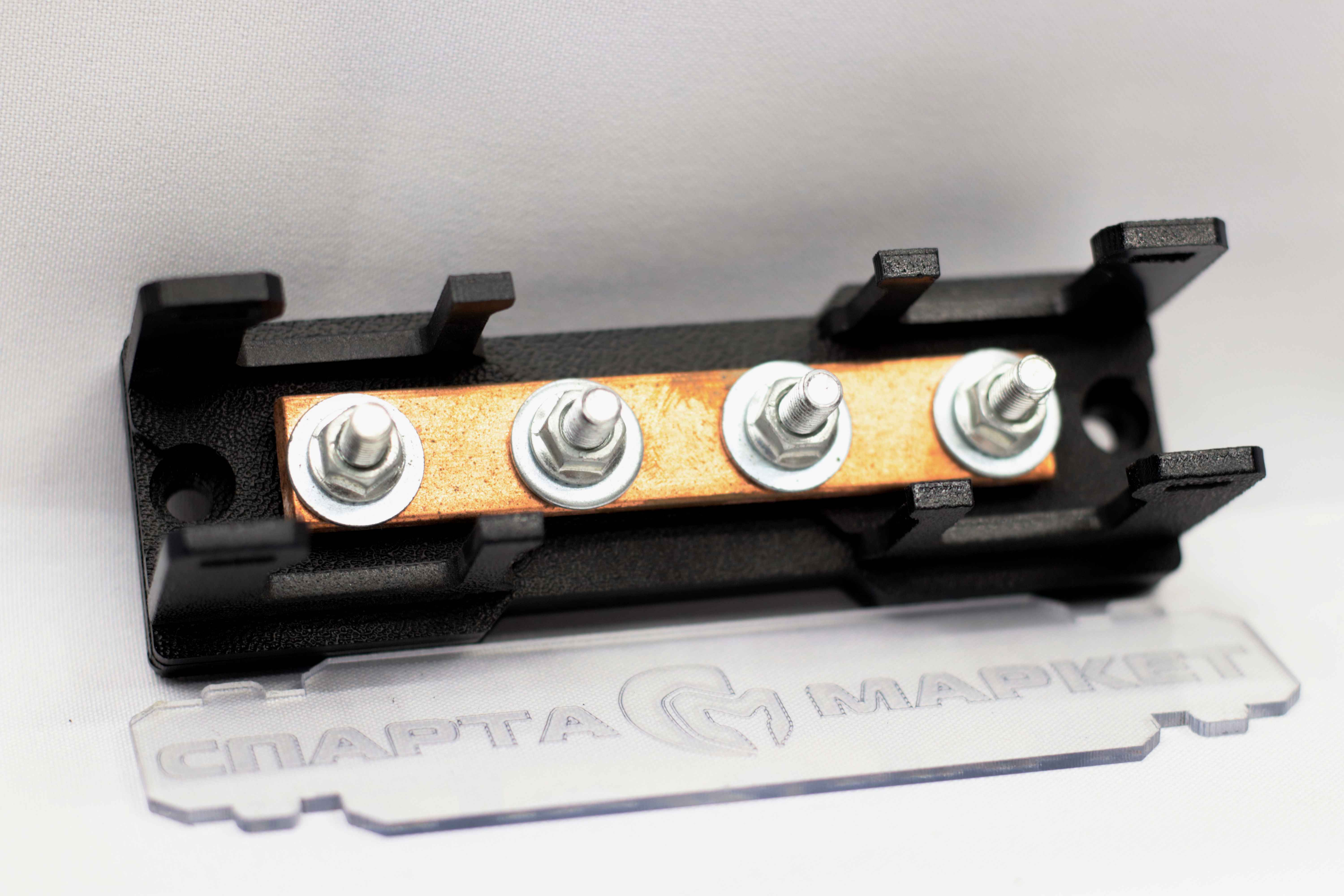 Дистрибьютор питания 4-канальный. (минус mini)