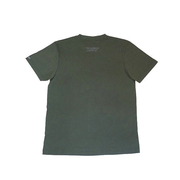 Dynamic State Футболка Technology три уровня, хаки, серый принт, XXL