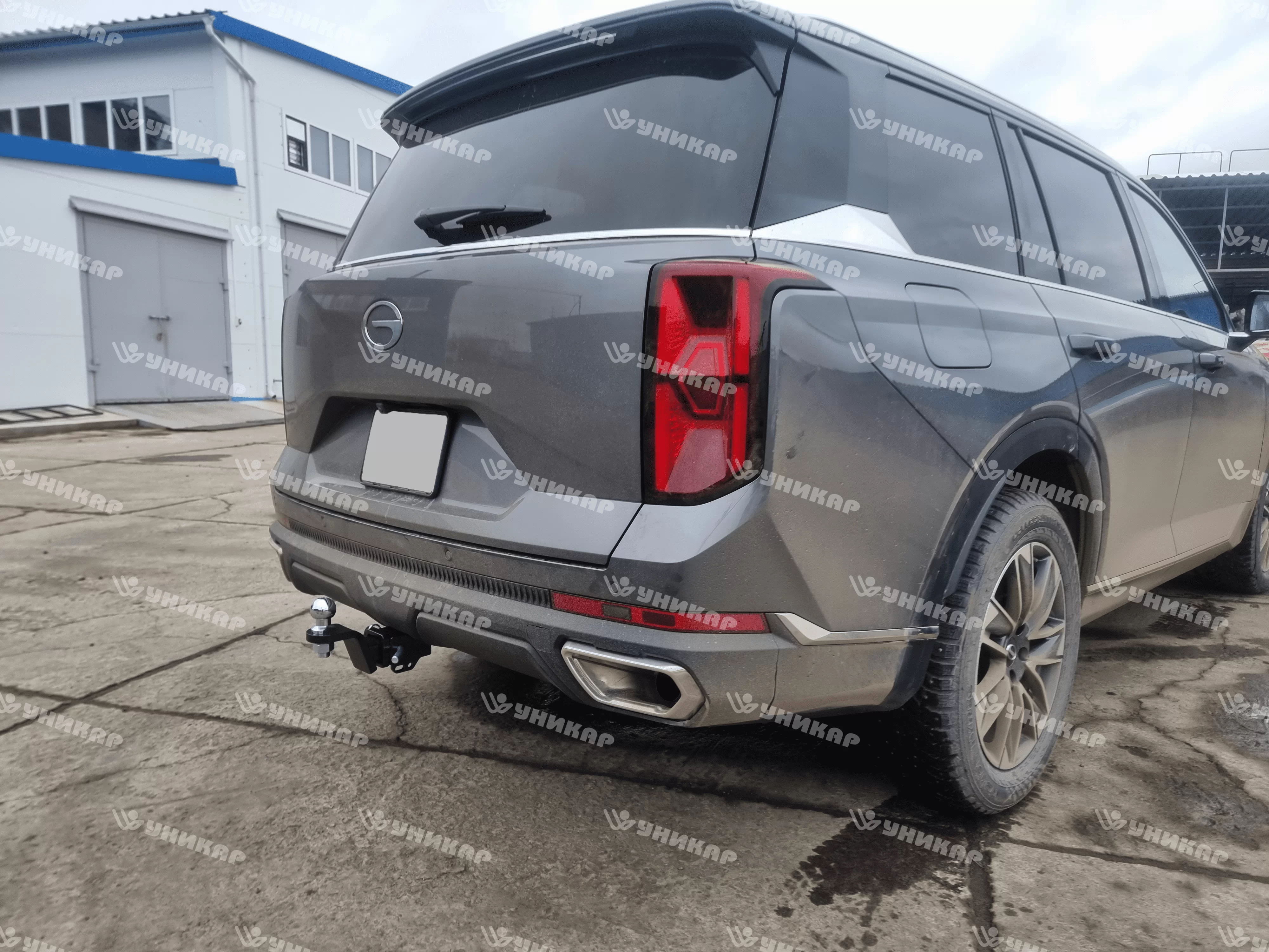 Фаркоп Уникар 19250F для GAC GS8 II ПОКОЛЕНИЕ 2023-, американский квадрат