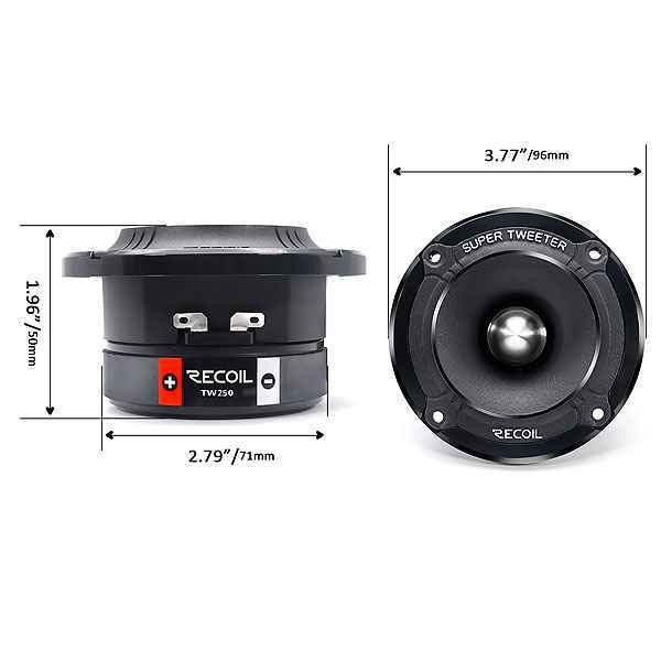 Recoil Audio TW250, высокочастотные динамики