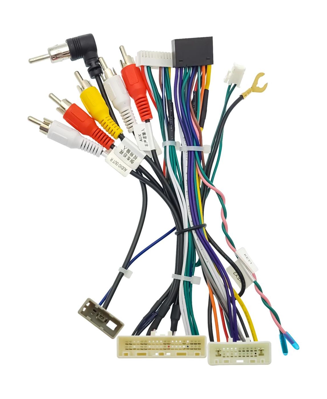 WM-MT, комплект проводов для установки в Nissan Murano 2016-... (основной, CAN, 360, AMP)