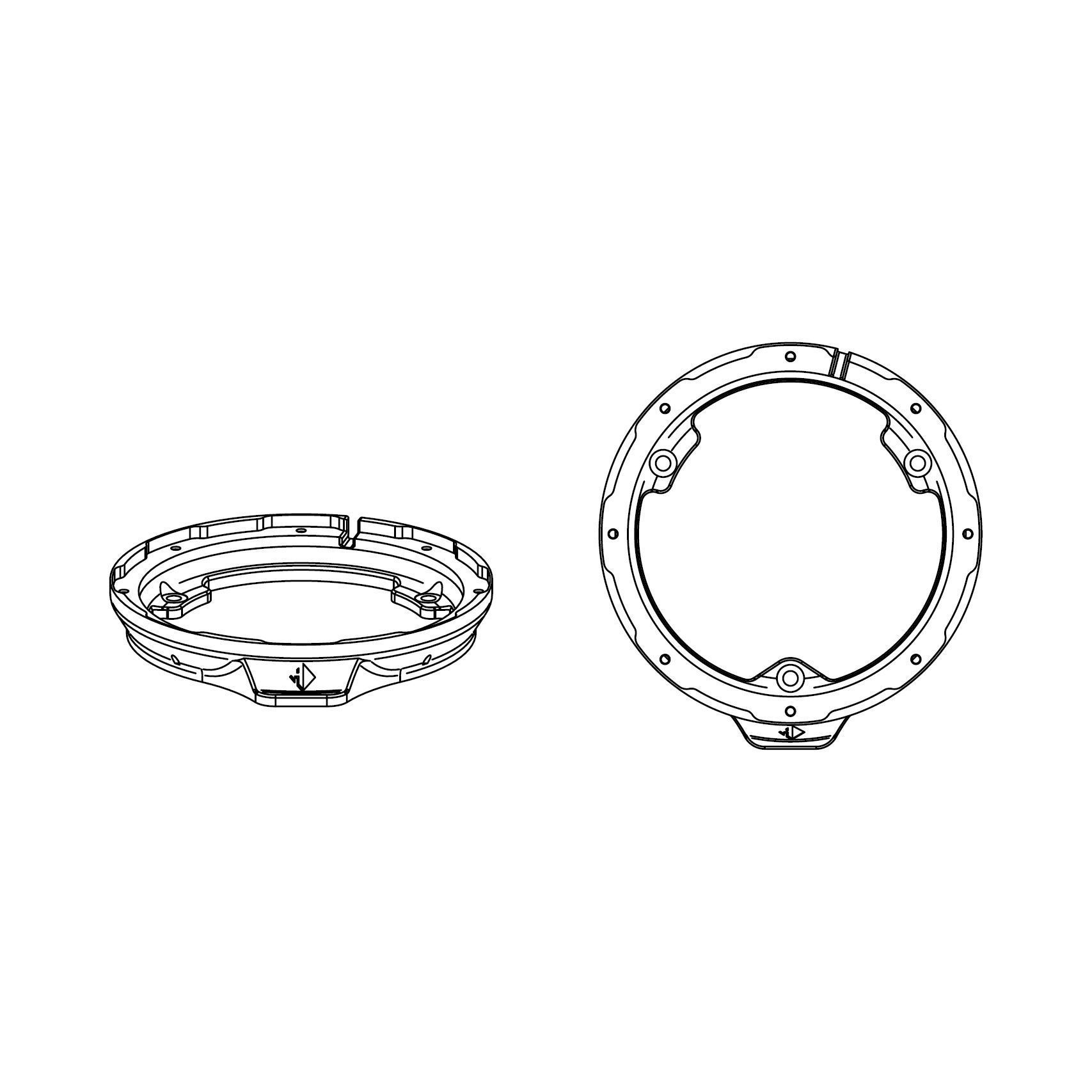 HELIX CFMK165 MB.3 (FDM) монтажные кольца