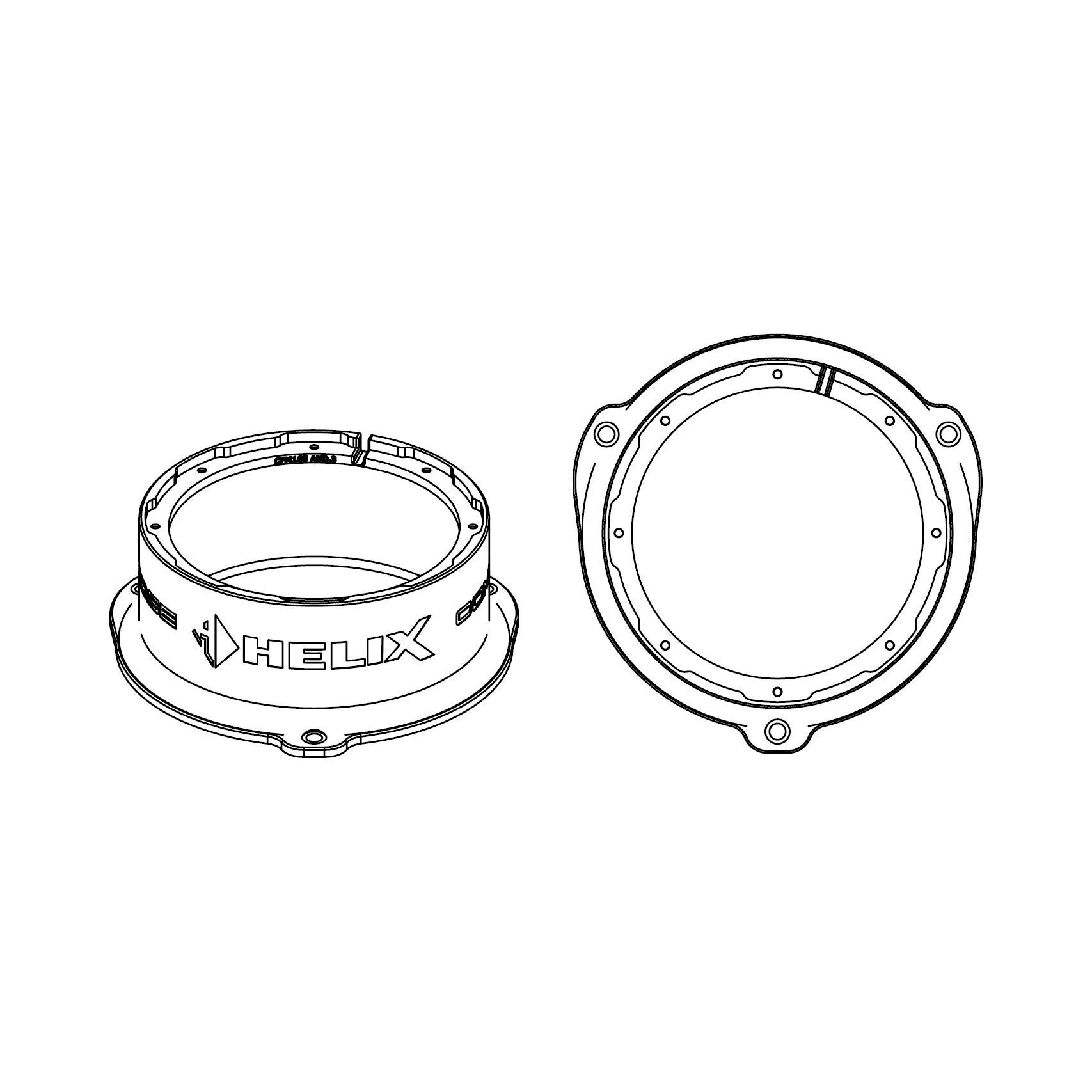 HELIX CFMK165 AUD.3 (FDM) монтажные кольца