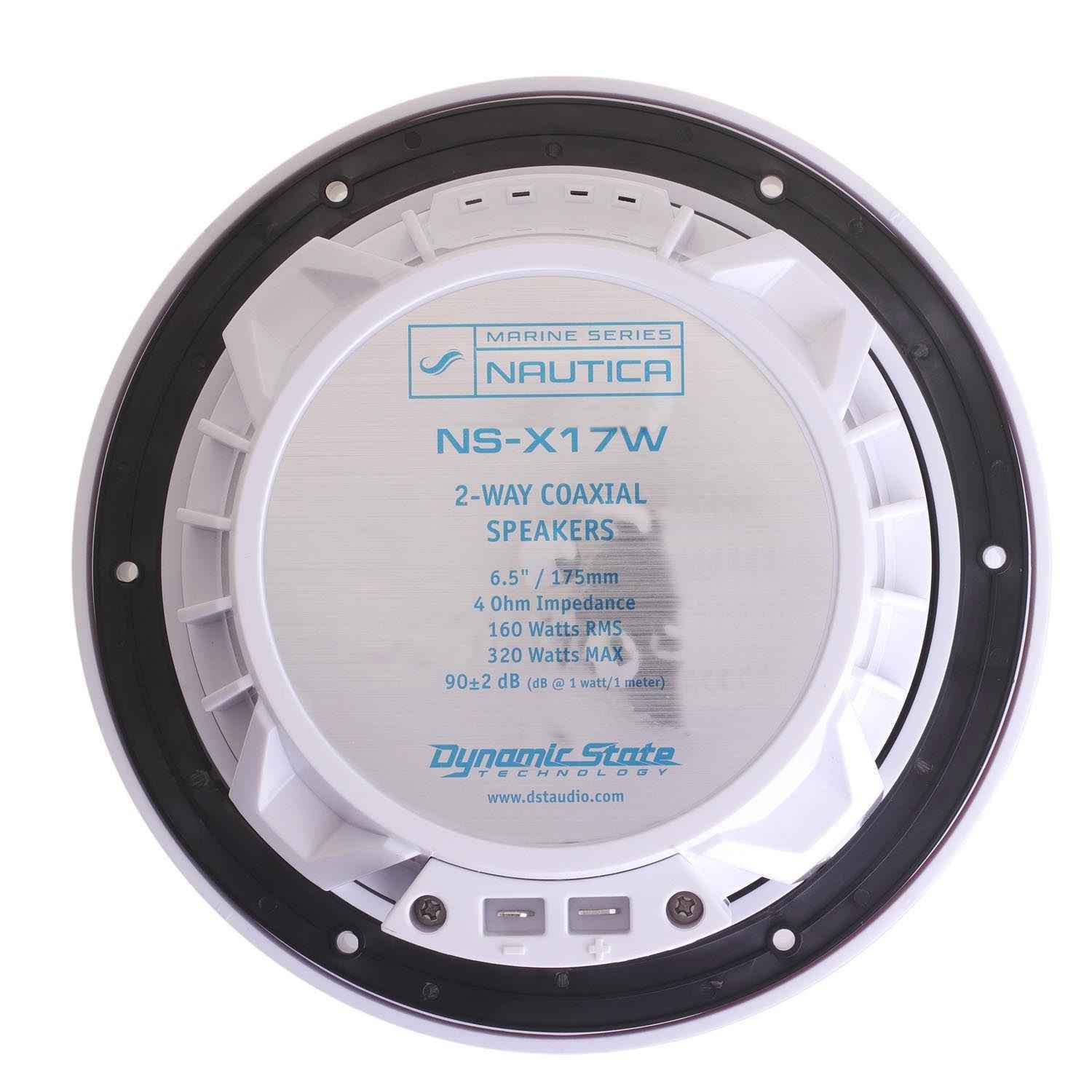 Dynamic State NAUTICA NS-X17W White, коаксиальная акустическая система