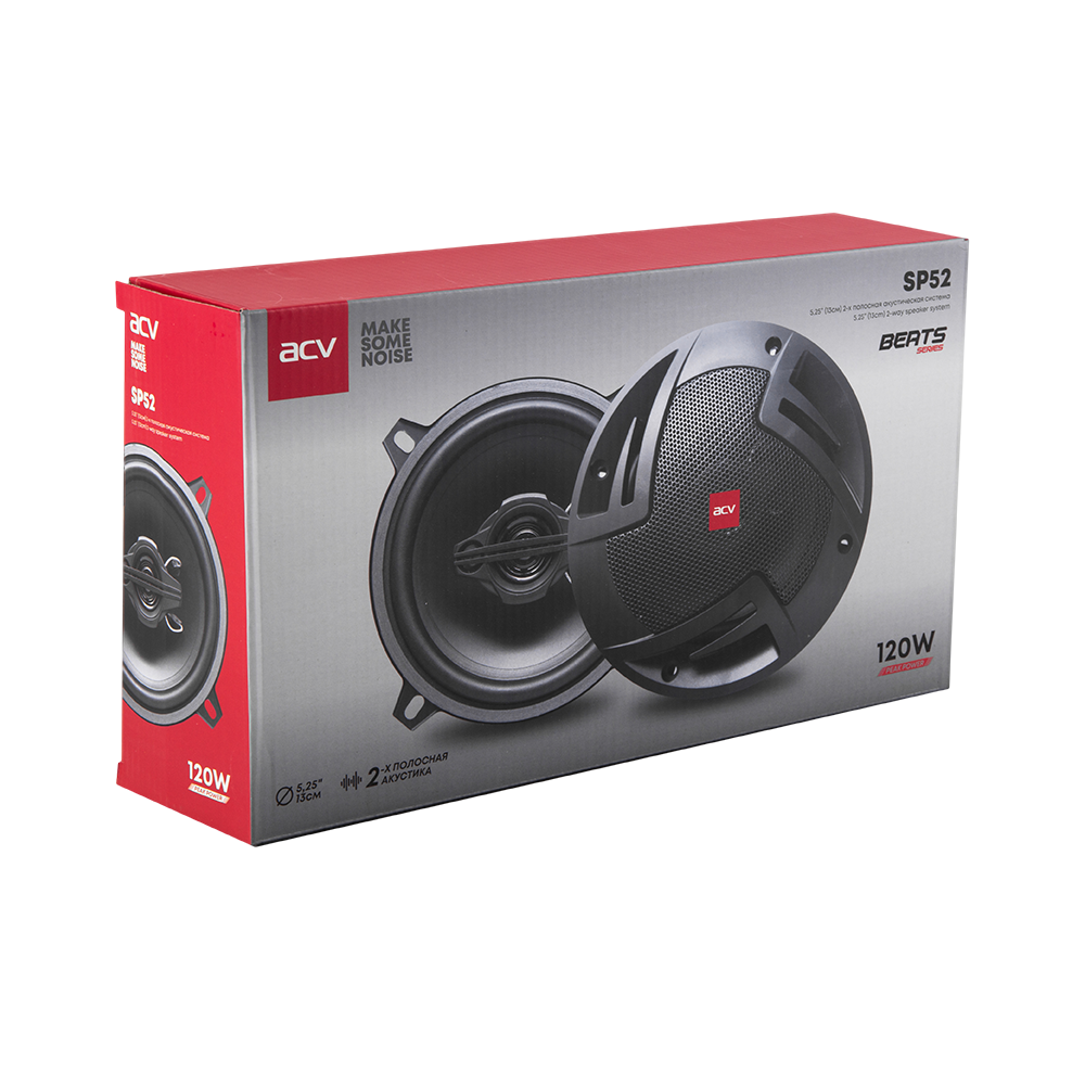 ACV SP-52, коаксиальные динамики