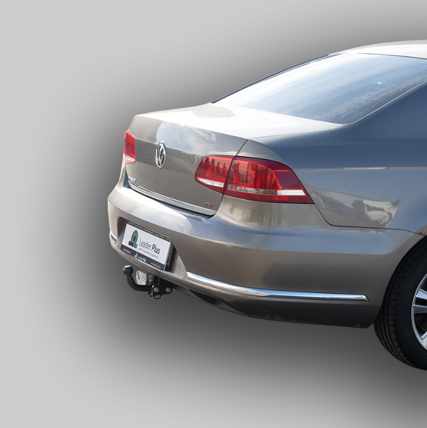 Фаркоп Leader Plus V130-A для Volkswagen Passat B7 седан 2010-2014, условно съемный шар (тип A)