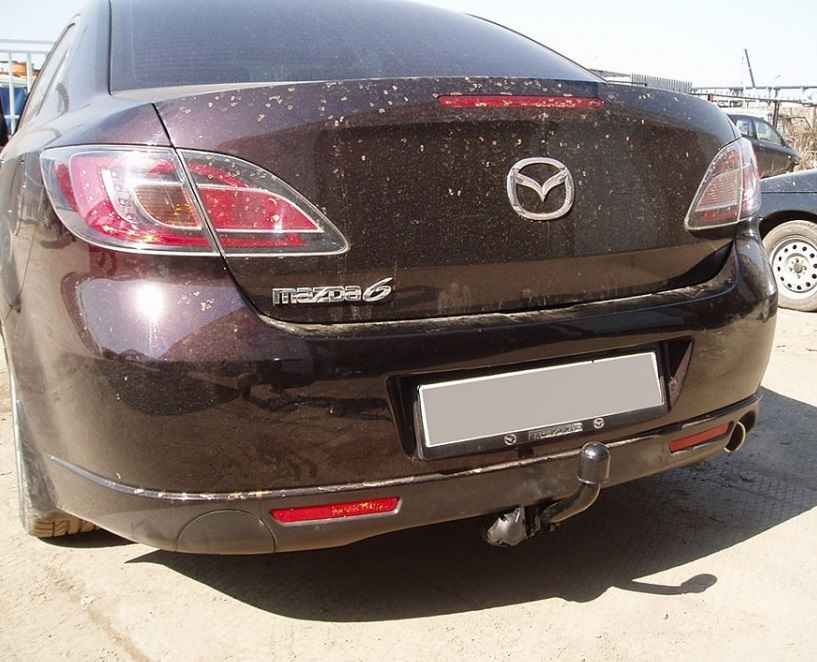 Фаркоп Oris (Bosal) 4528-A для Mazda 6 хэтчбек, седан, универсал 2008-..., условно съемный шар (тип