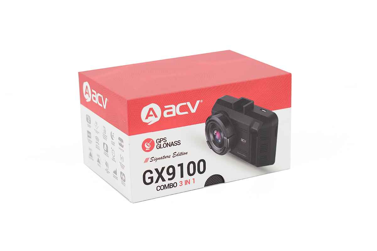 ACV GX9100 видеорегистратор + антирадар