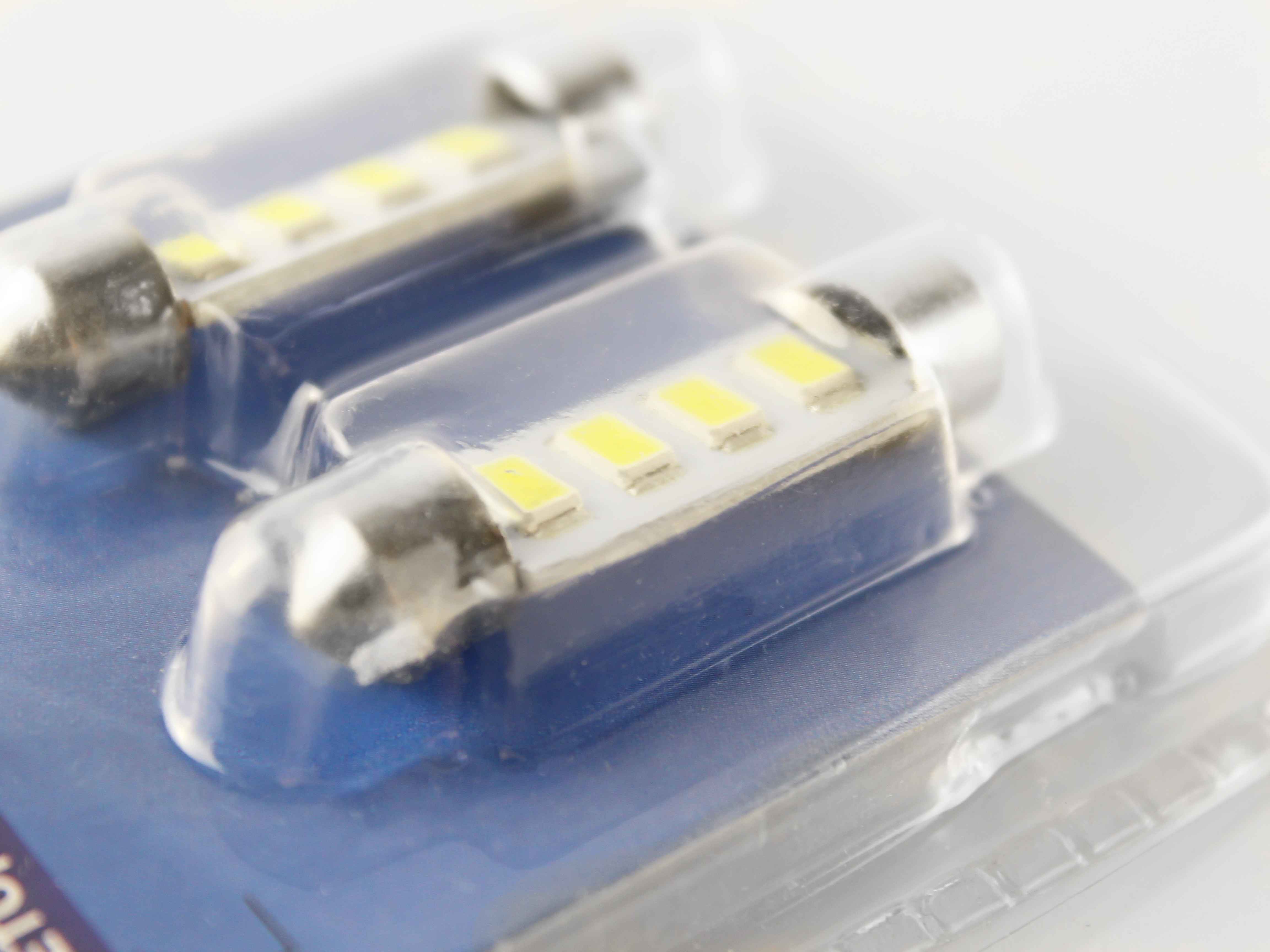 Светодиод J-POWER SJ4SMD 39MM подсветка белая (2шт)