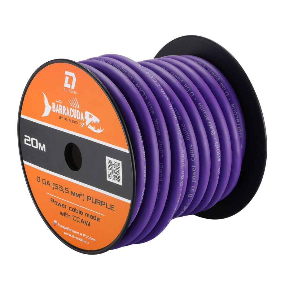 DL Audio Barracuda Power Cable 0 Ga Purple силовой кабель