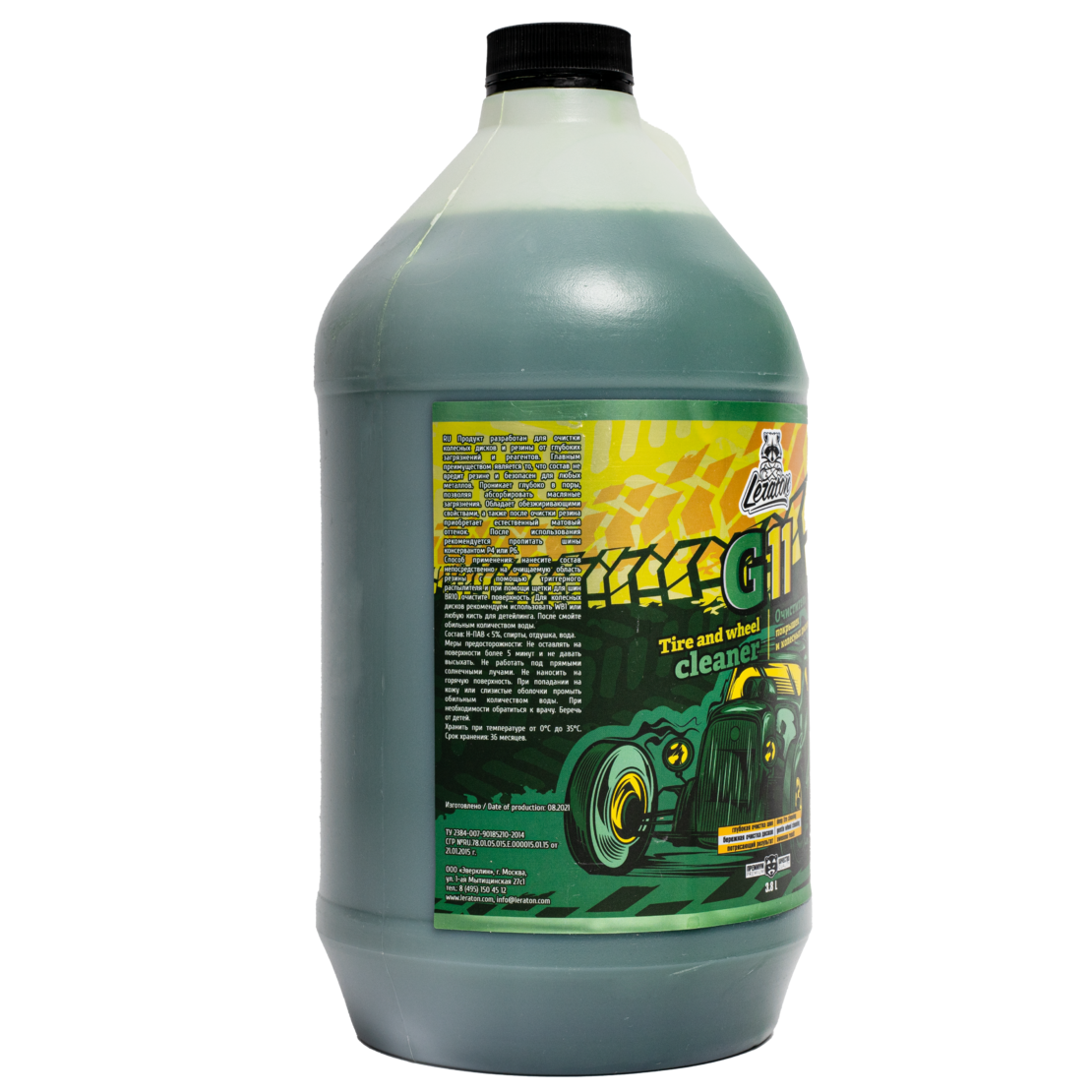 Очиститель покрышек и колесных дисков LERATON G11 3,8л.