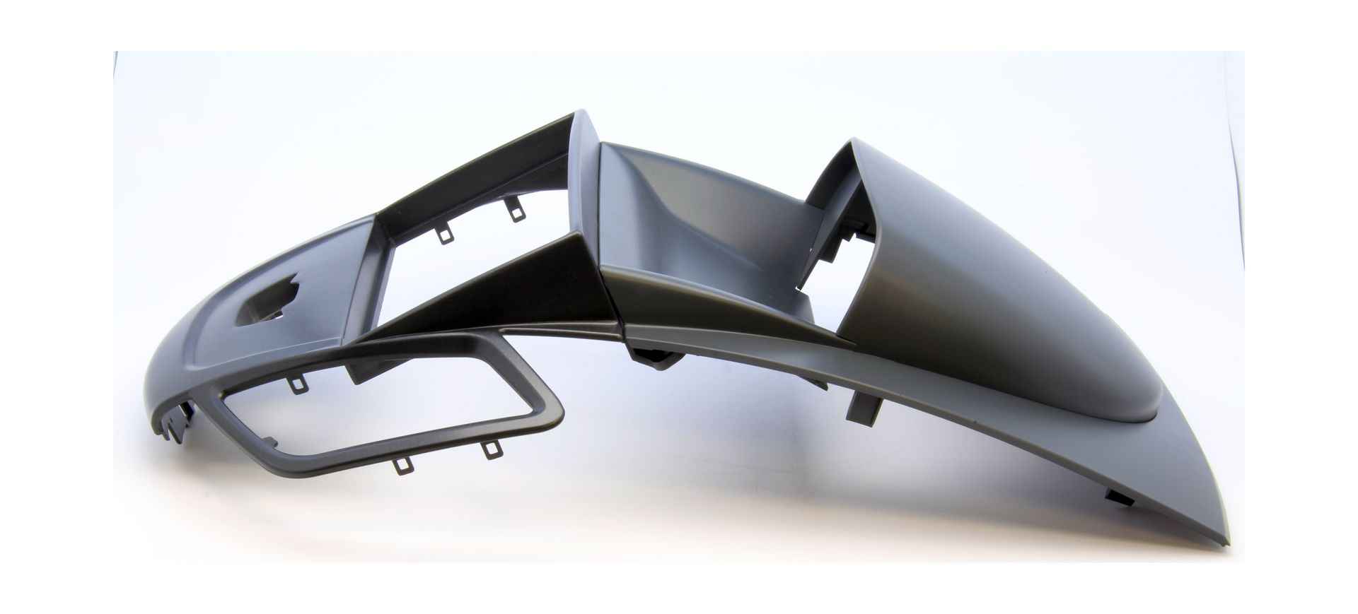 Переходная рамка для Ford Fiesta 08-> 2DIN черная