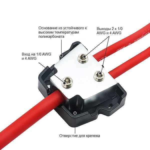 Recoil Audio MFH11 держатель предохранителя ANL