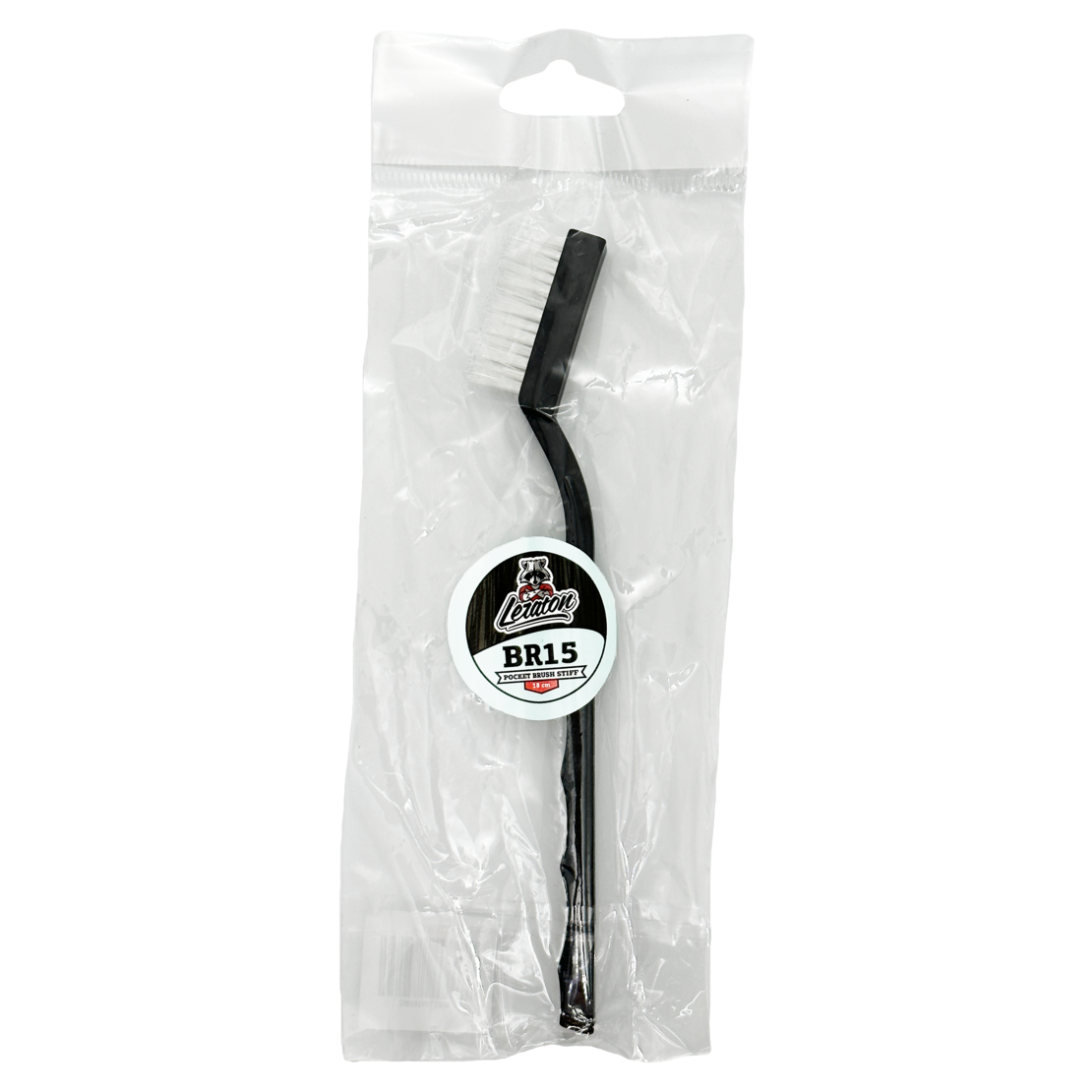 Мини щетка односторонняя мягкая, белая щетина LERATON BR15