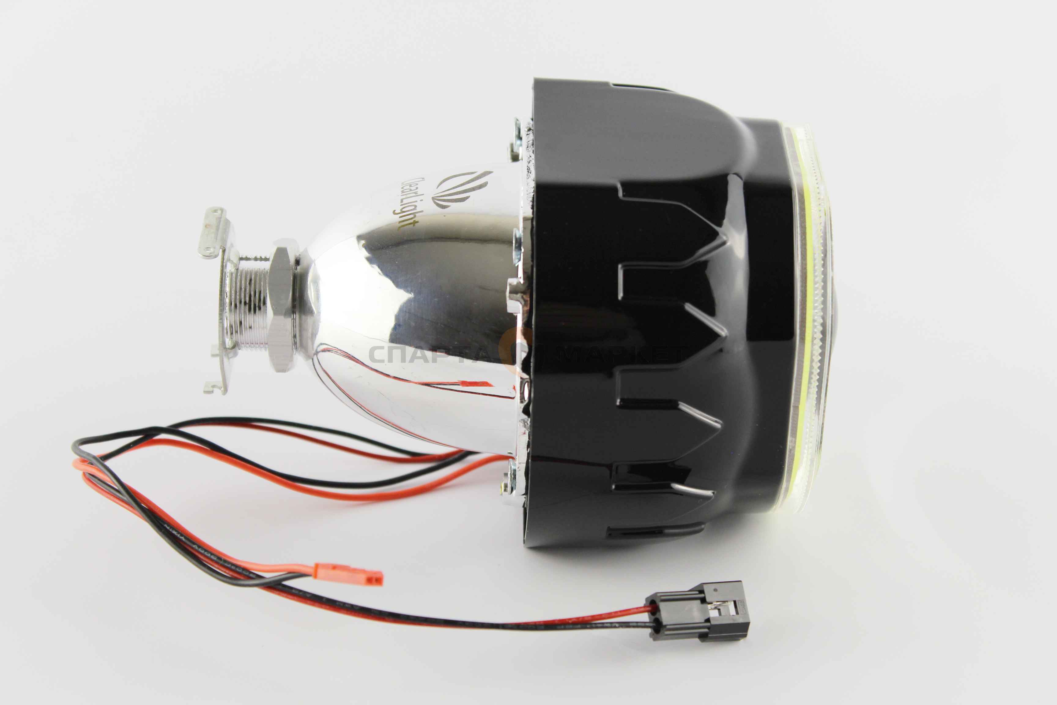 Биксеноновый модуль Clearlight 2,5 черный с LED подсветкой (1шт)