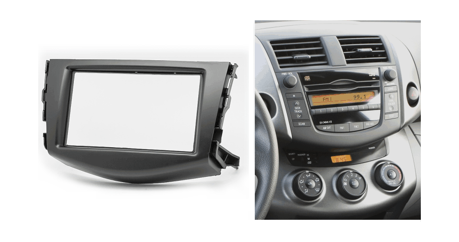 Переходная рамка для Toyota RAV4 06-> 2DIN