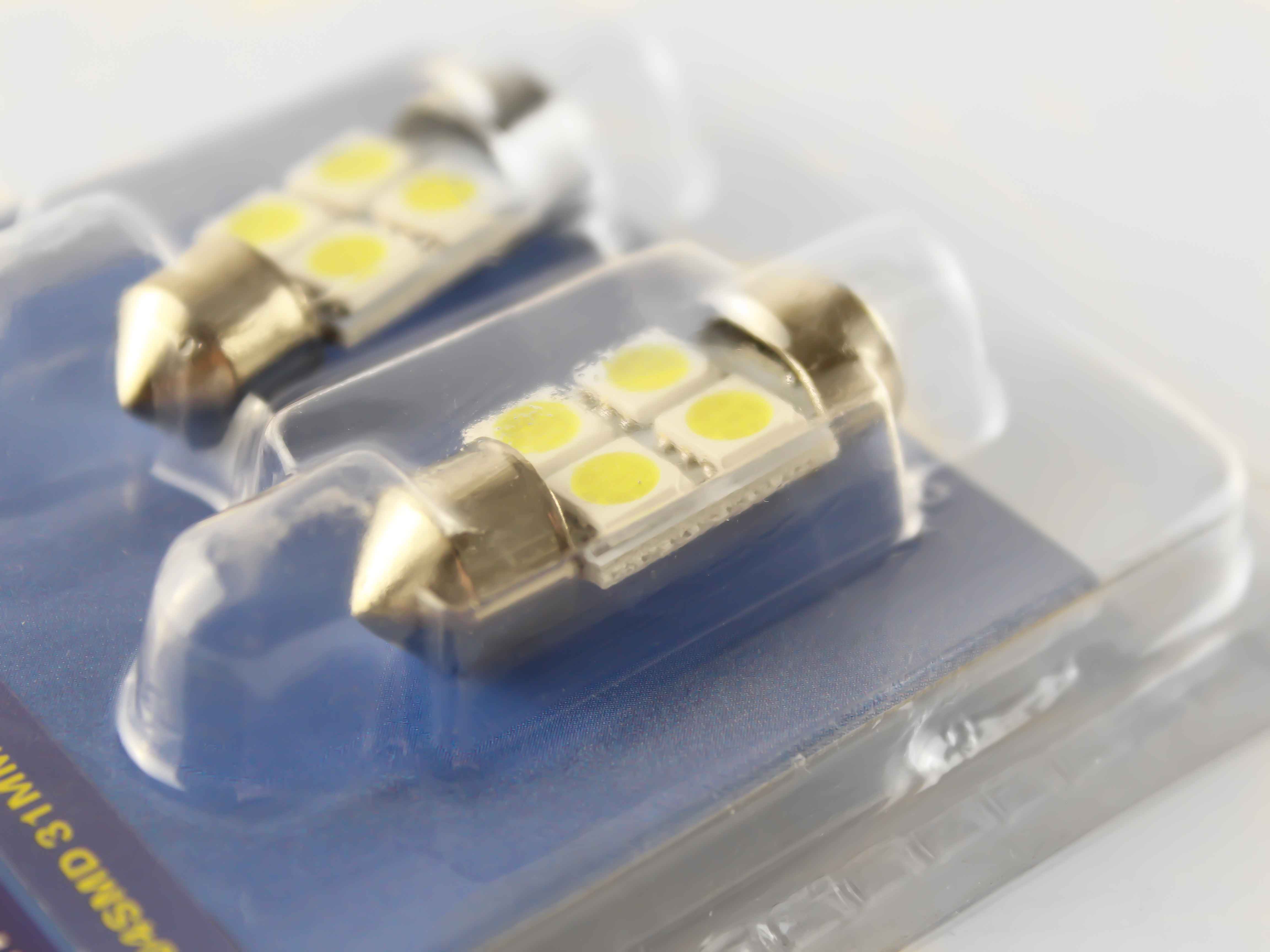 Светодиод J-POWER SJ4SMD 31MM подсветка белая (2шт)