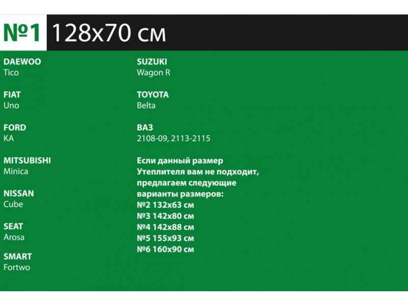 Утеплитель автомобильный KILMAT PREMIUM №1 черный