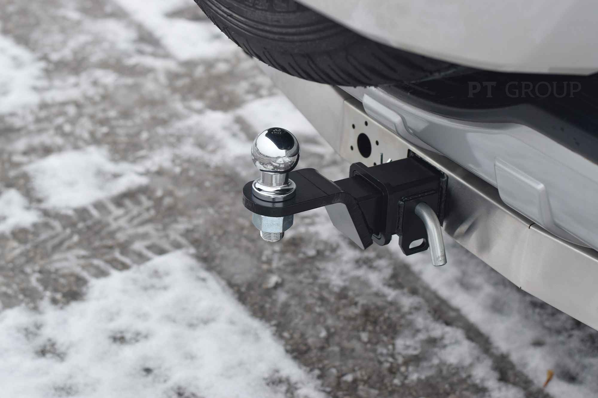 Фаркоп ПТ ГРУПП MPJ-99-991124.00 для Mitsubishi Pajero 1999-... с нерж накладкой, быстросъемный шар