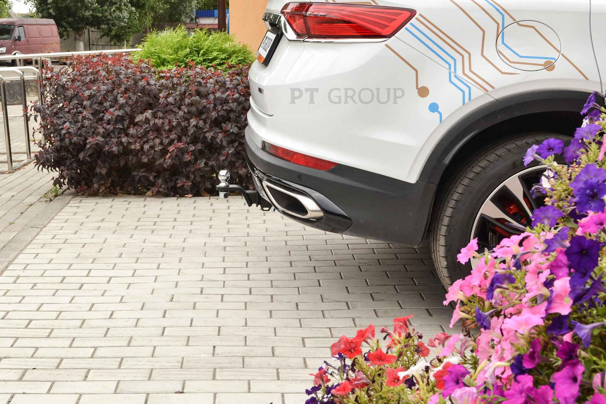 Фаркоп ПТ ГРУПП GTG-20-991122.00 для GEELY Tugella 2020-..., быстросъемный шар (тип Е)