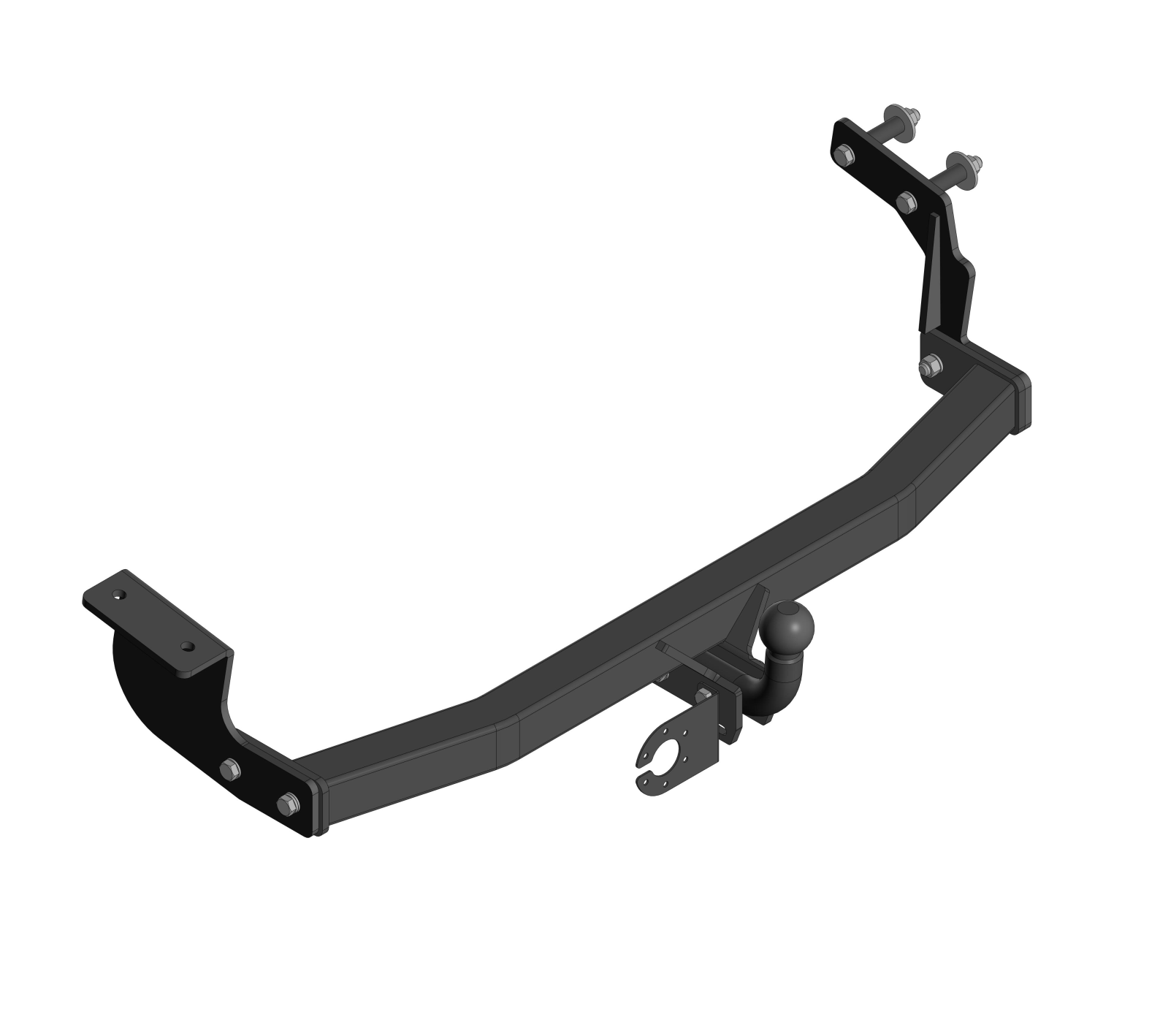 Фаркоп Уникар 22191A Toyota Nadia 1998-2003, съемный шар (тип A)