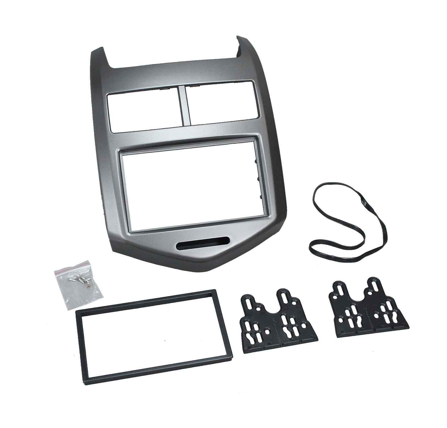 Переходная рамка для Chevrolet Aveo 2012 2DIN черная