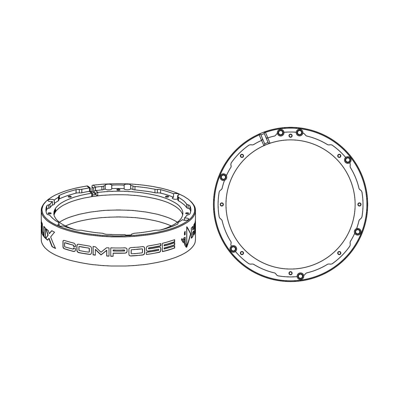 HELIX CFMK200 VW.2 (FDM) монтажные кольца