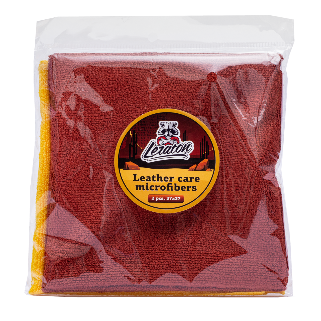 Комплект микрофибр без краев LERATON TERRY leather (2 штуки) MFLS 37х37 320GSM