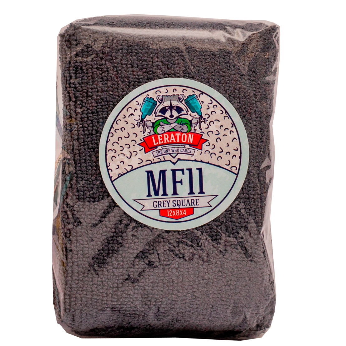 Прямоугольный микрофибровый аппликатор LERATON GREY SQUARE MF11