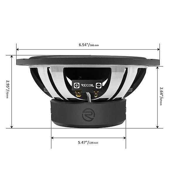 Recoil Audio Black SPX65, коаксиальная акустическая система