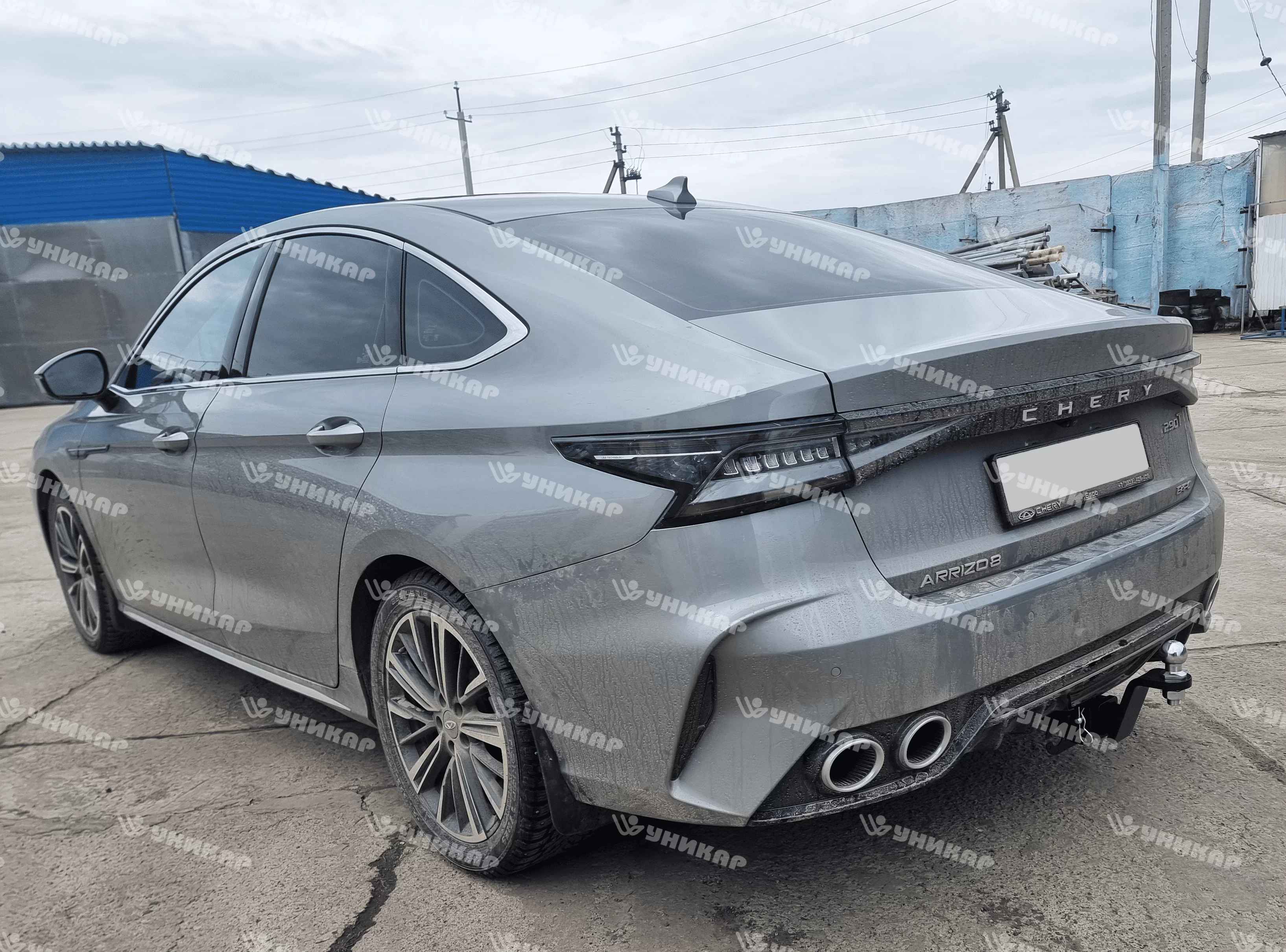 Фаркоп Уникар 16103A для Chery Arrizo 8, американский квадрат