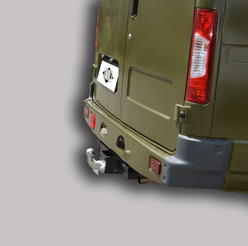 Фаркоп Leader Plus T-GAZ-12FC для ГАЗ 2705 Газель Бизнес, съемный шар (тип FC)