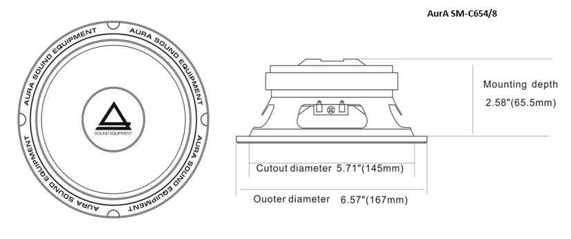 Акус. сист. Aura SM-C654