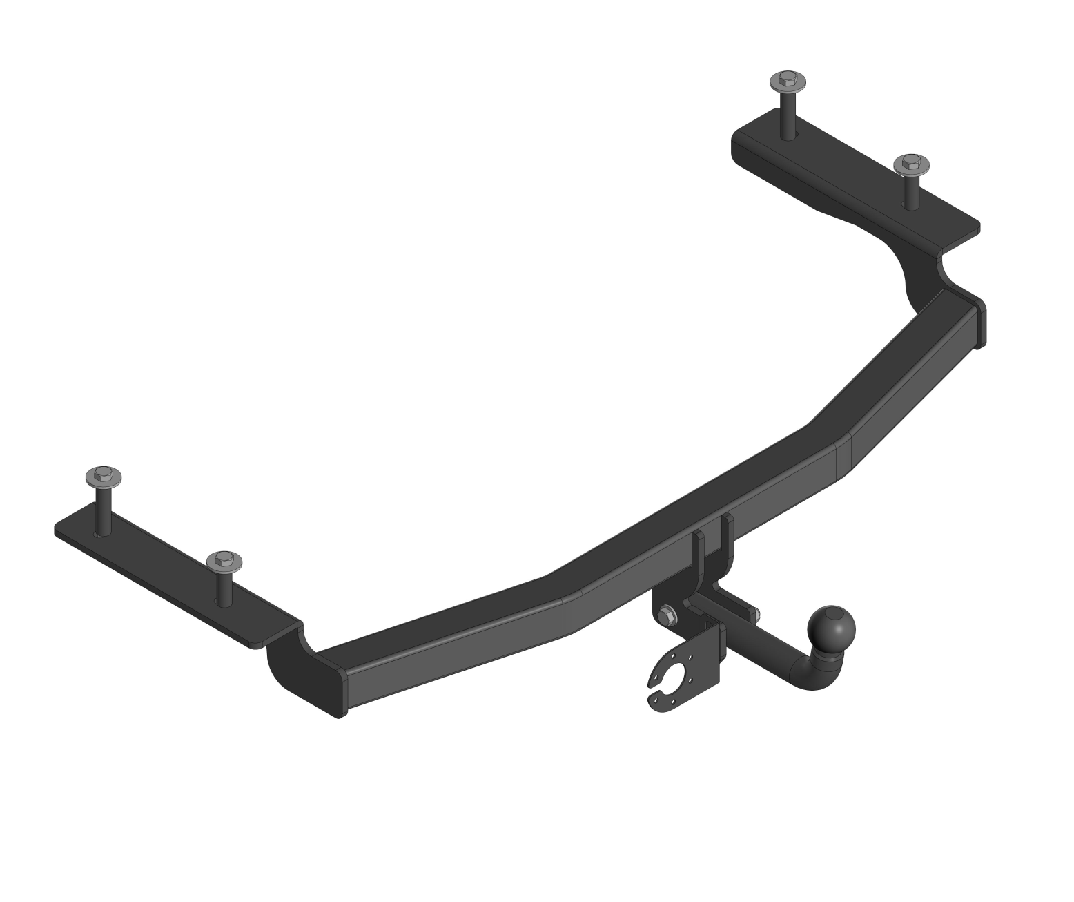 Фаркоп Уникар 11170A для Honda CR-V 1997-2002, условно съемный шар (тип А)