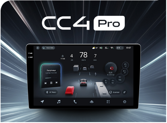 Штатные автомагнитолы Штатная Магнитола Teyes CC4 Pro 9.5" 12+256G для Hyundai Getz I 2002 - 2005 Тип-F2 (левый руль)