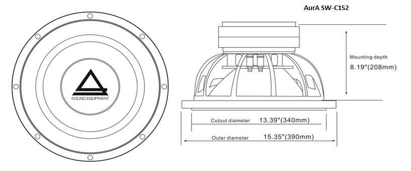 Aura SW-C152 сабвуфер