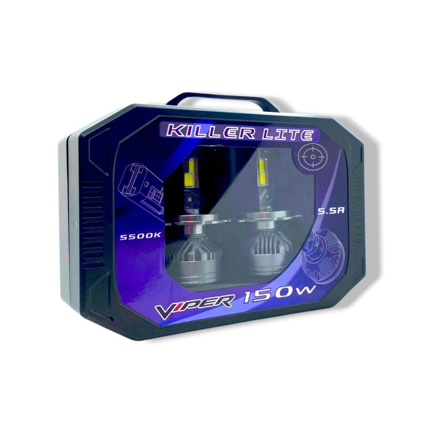 VIPER KILLER LITE H3 150W, лампы LED головного света