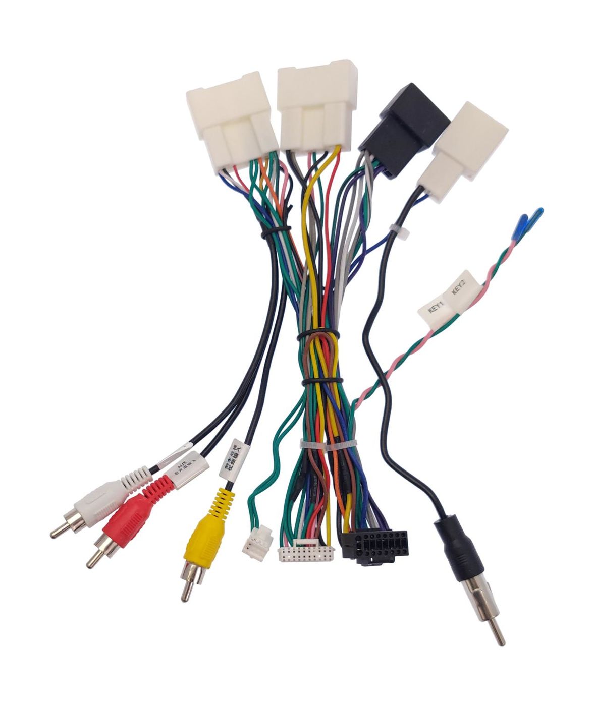 Провода WM-MT в Toyota 2018+ (основной, антенна, мультируль, CAN, CAM)