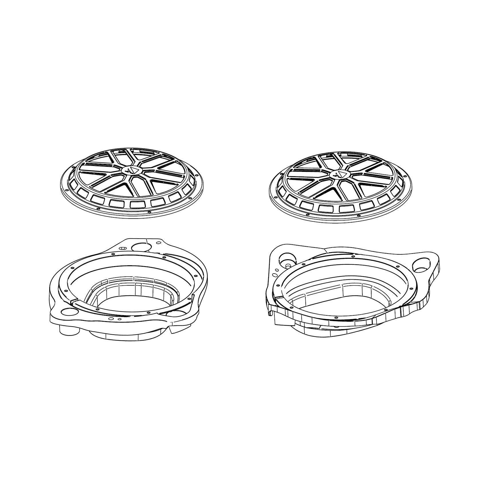 HELIX CFMK200 MB.2S Монтажный адаптер FlexMounts (CI42218)