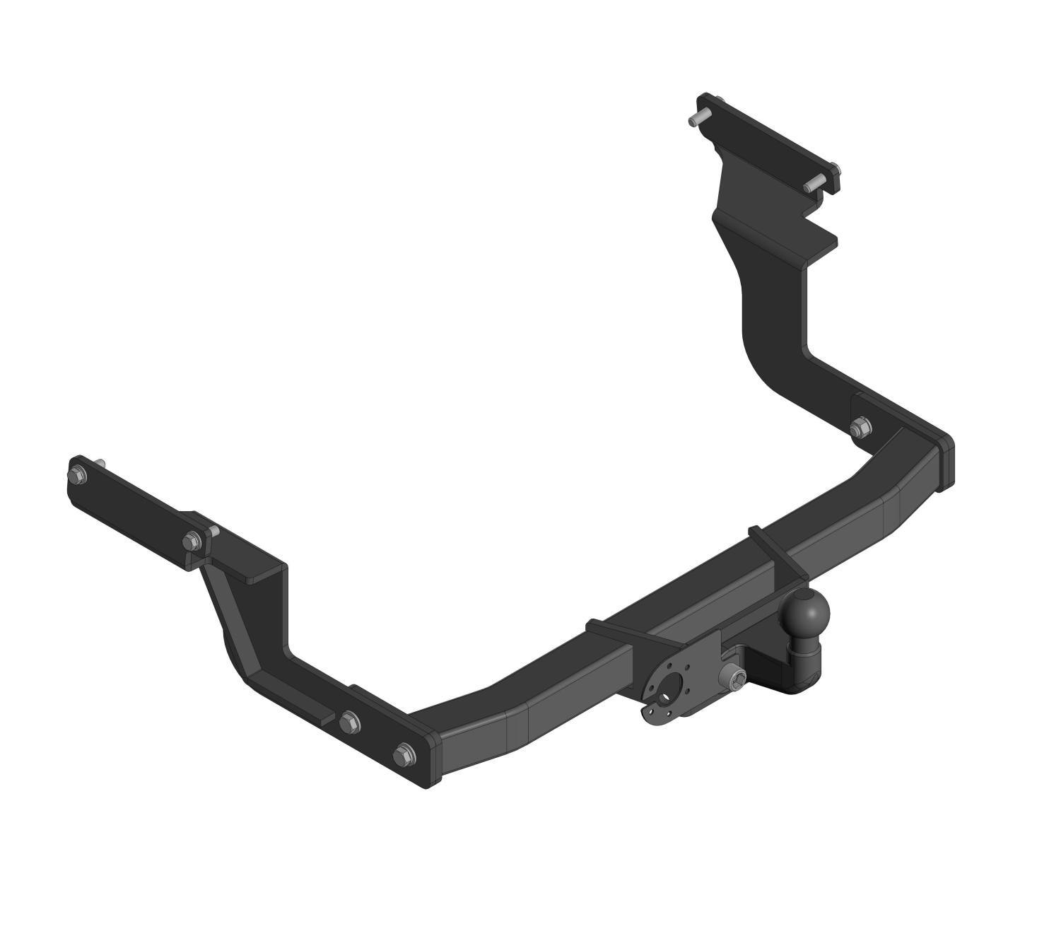 Фаркоп Уникар 01023А для Toyota Ractis I поколение 2005-2010, условно съемный шар (тип F)