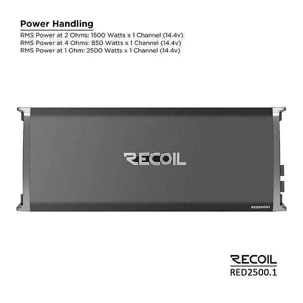 Recoil Audio RED2500.1 усилитель
