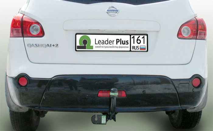 Фаркоп Leader Plus N121-A Nissan Qashqai 2007-, Qashqai +2 2008-14, условно съемный шар (тип A)