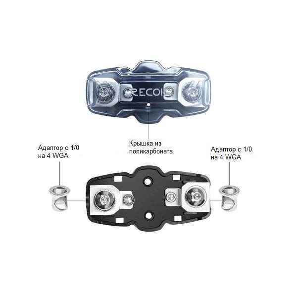 Recoil Audio ZMFH11-2 держатель предохранителя